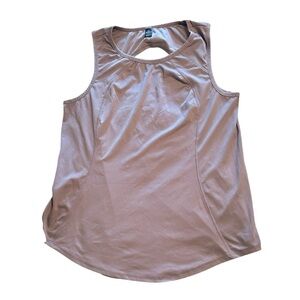 90 Degrees by Reflex Lilac Purple Sleeveless Open Back Activewear Tank Top